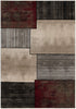 6' X 9' Brown Abstract Dhurrie Area Rug