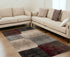 6' X 9' Brown Abstract Dhurrie Area Rug