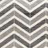 3' X 5' Gray Chevron Power Loom Area Rug