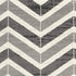 3' X 5' Gray Chevron Power Loom Area Rug