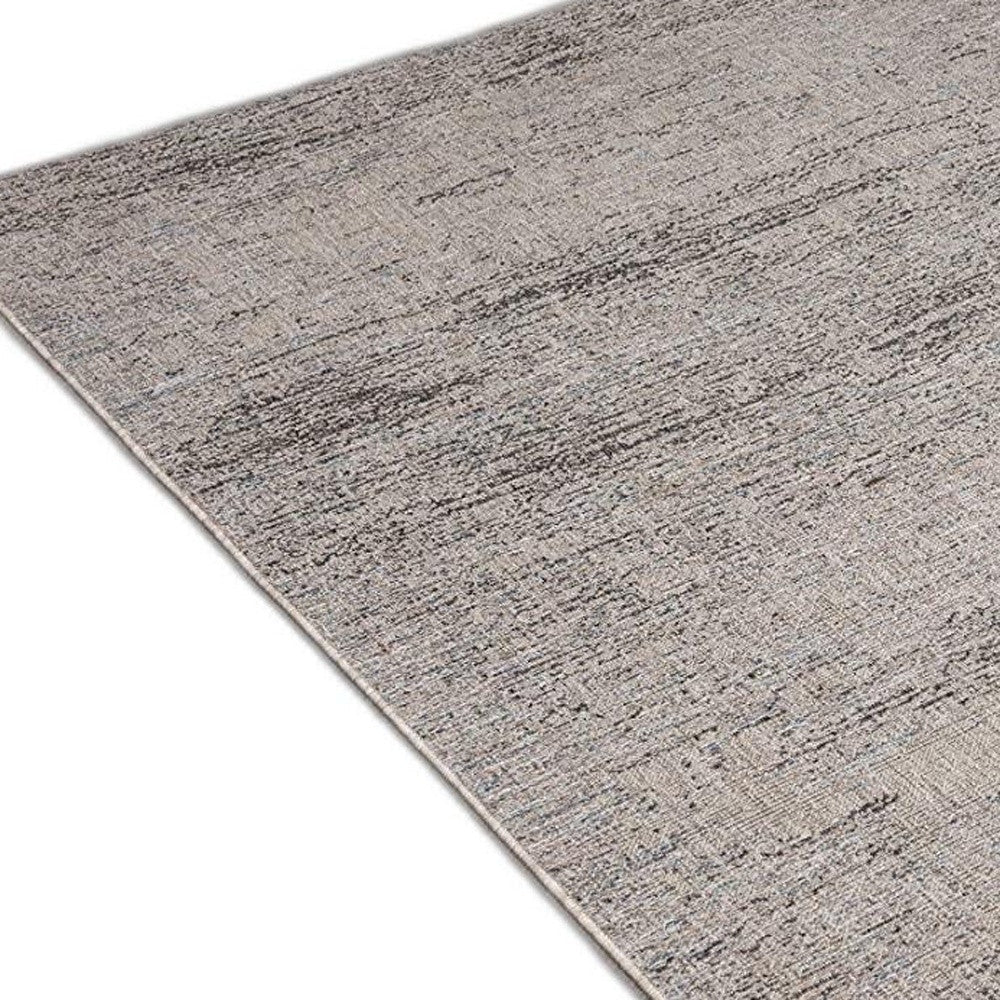 3’ X 5’ Blue And Gray Distressed Area Rug