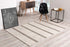 8' Ivory Striped Power Loom Runner Rug