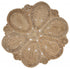 Floral Doily Natural Jute Area Rug