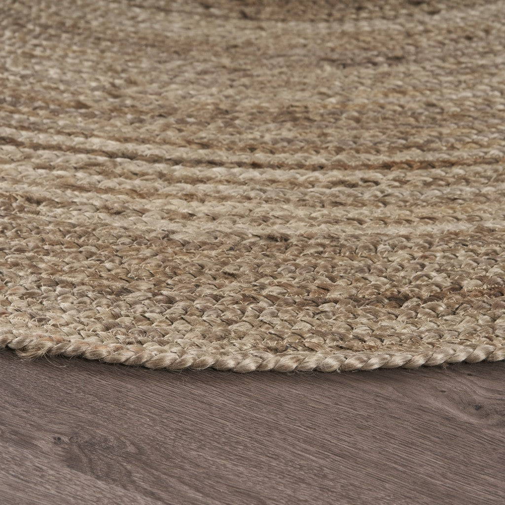 Gray Toned Natural Jute Area Rug