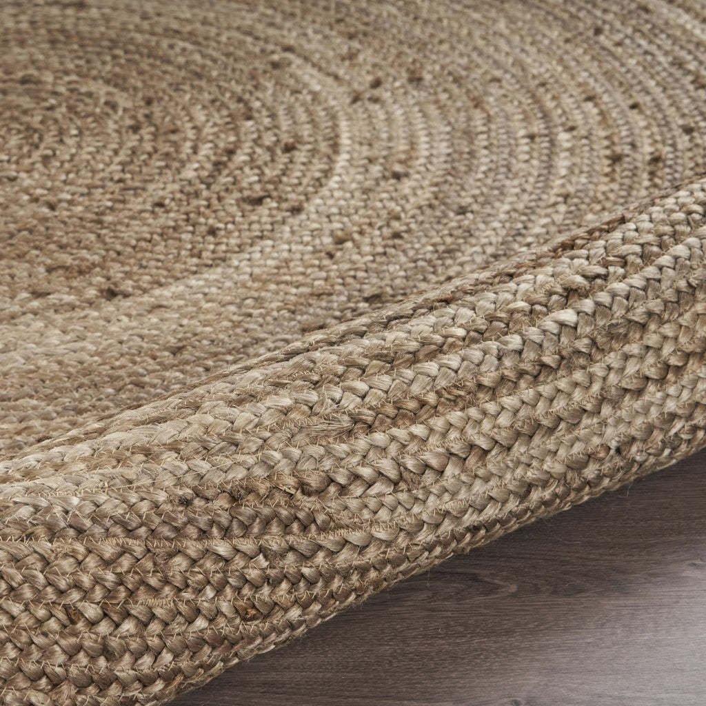 Gray Toned Natural Jute Area Rug