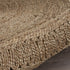 Gray Toned Braided Natural Jute Area Rug