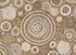 Multi-Toned Intricate Circle Natural Jute Area Rug