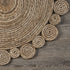 8’ Round Natural Coiled Area Rug