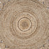 8’ Round Natural Coiled Area Rug