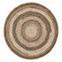 Multicolored Concentric Boutique Jute Rug