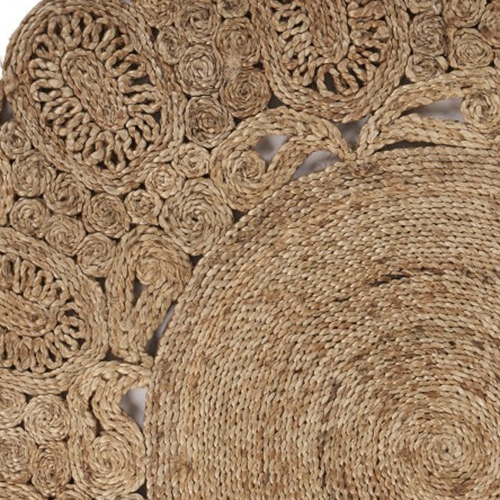 Natural Bloom Boutique Jute Rug