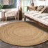 Classic Simple Natural Jute Area Rug