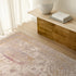 2’ x 10’ Beige Faded Tribal Motifs Runner Rug