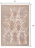 2’ x 10’ Beige Faded Tribal Motifs Runner Rug