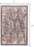 2’ x 10’ Gray Faded Tribal Motifs Runner Rug