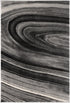 8’ x 11’ Dark Gray Abstract Illusional Area Rug