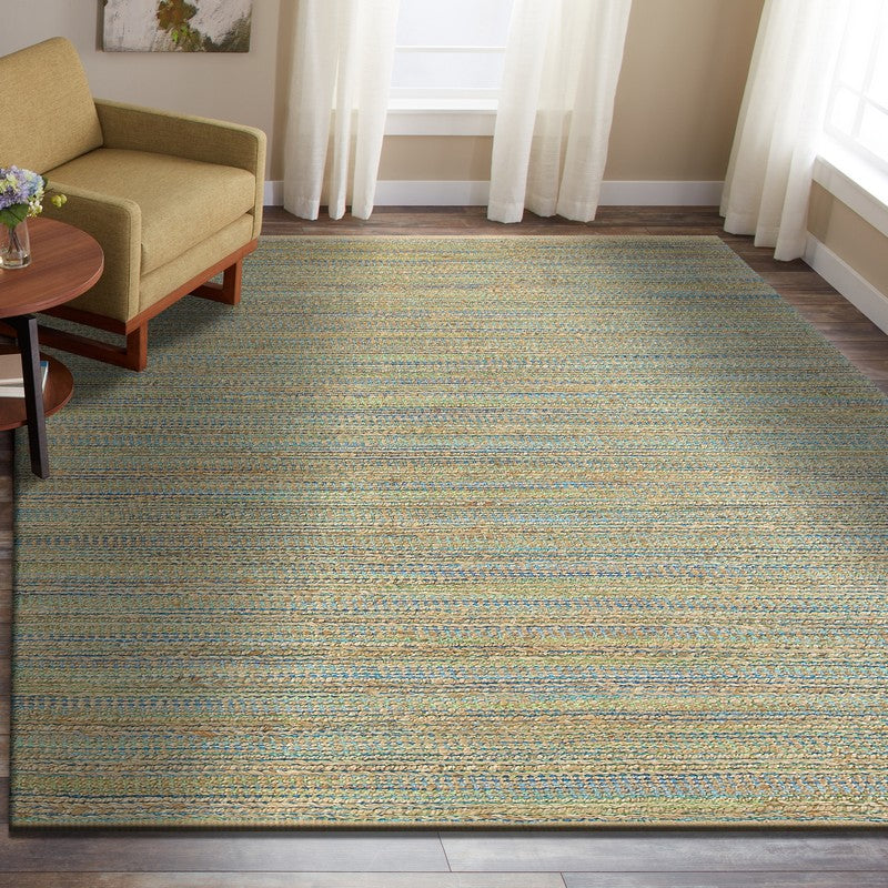 5’ x 8’ Multitoned Braided Jute Area Rug