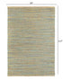 5’ x 8’ Multitoned Braided Jute Area Rug