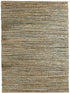 8’ x 10’ Teal and Natural Braided Jute Area Rug