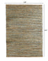 8’ x 10’ Teal and Natural Braided Jute Area Rug