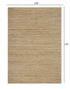 9’ x 12’ Tan and Seafoam Braided Area Rug