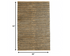 8' X 10' Natural Dhurrie Hand Woven Area Rug