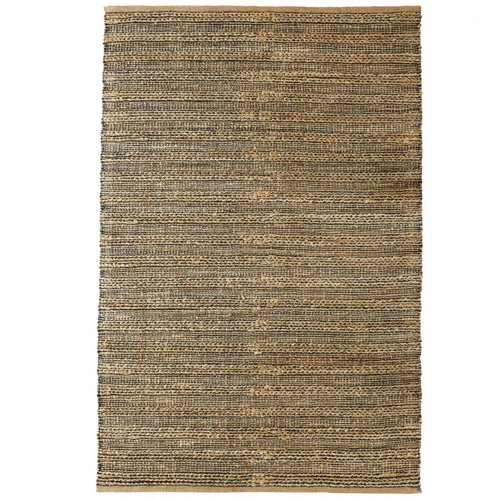 8' X 10' Natural Dhurrie Hand Woven Area Rug