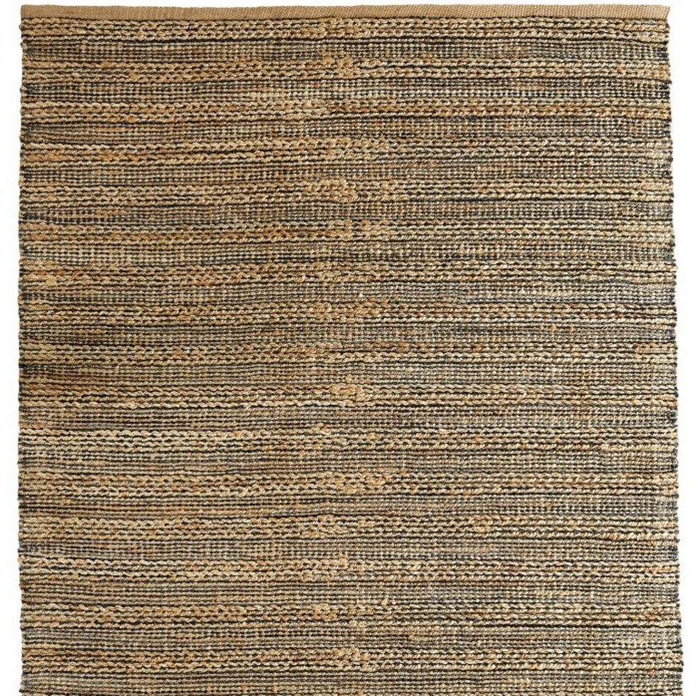 8' X 10' Natural Dhurrie Hand Woven Area Rug