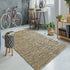 8' X 10' Natural Dhurrie Hand Woven Area Rug