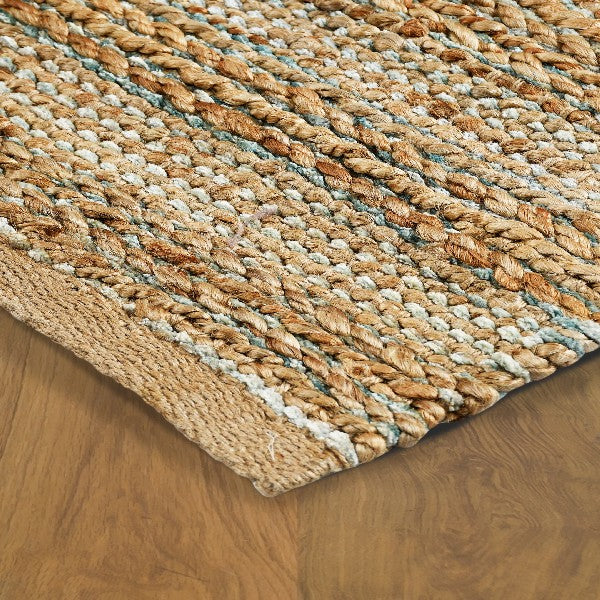 9' X 12' Natural Dhurrie Hand Woven Area Rug