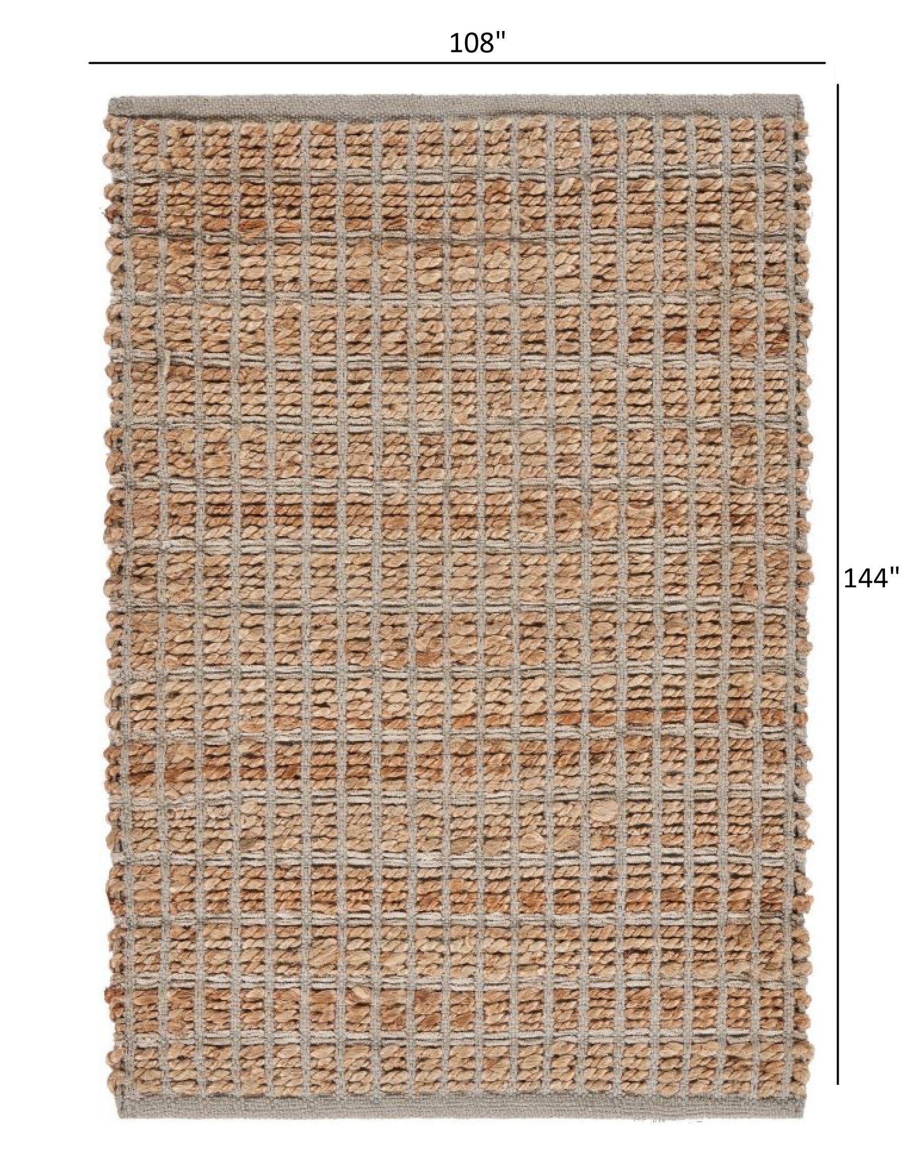 5' X 8' Brown Dhurrie Hand Woven Area Rug