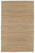 5' X 8' Brown Dhurrie Hand Woven Area Rug