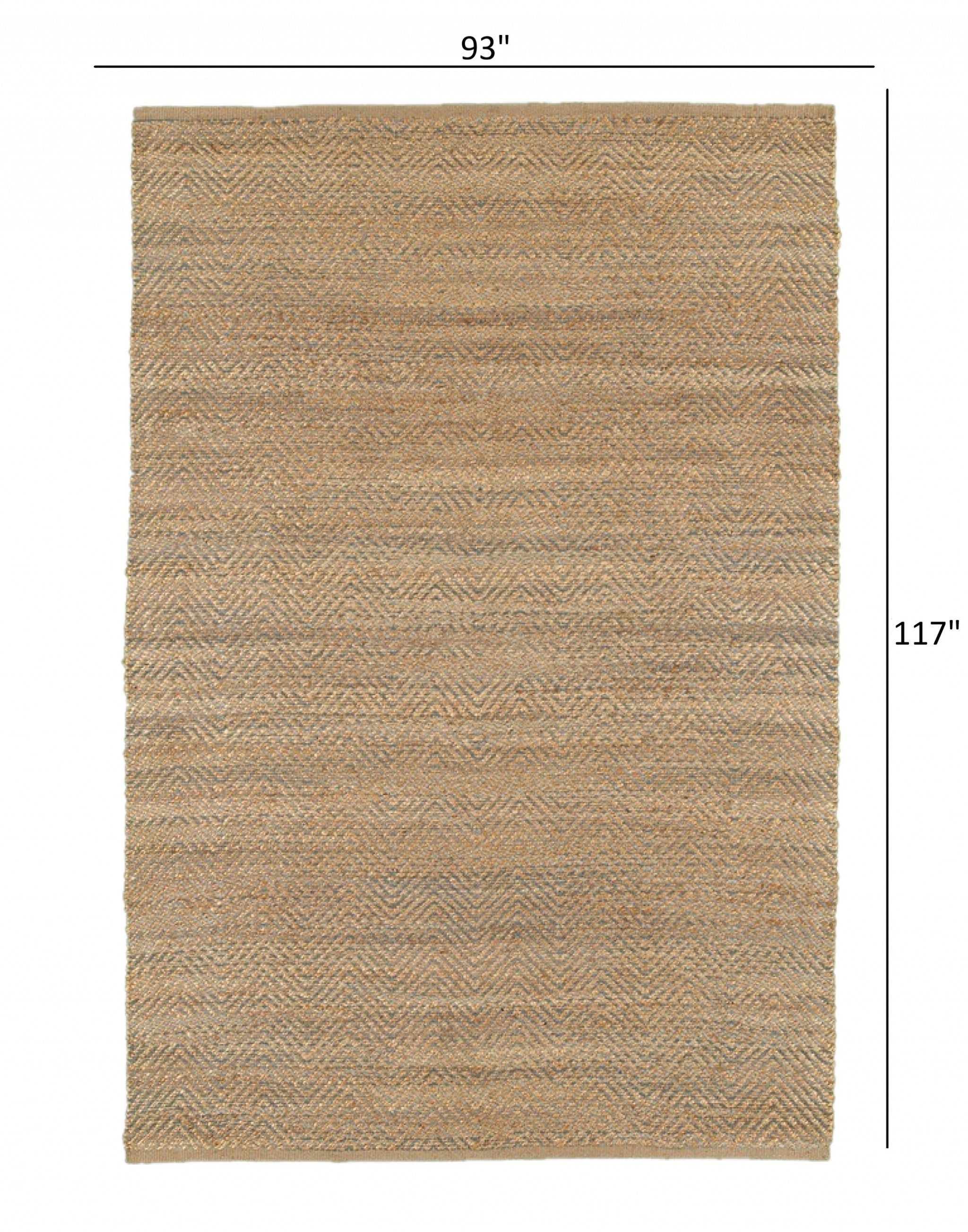 5' X 8' Brown Dhurrie Hand Woven Area Rug