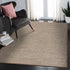 5' X 8' Tan Hand Loomed Area Rug