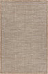 5' X 8' Tan Hand Loomed Area Rug