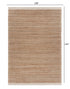 8' X 10' Tan Hand Loomed Area Rug