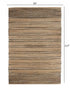 5' X 8' Tan Kilim Flatweave Handmade Area Rug