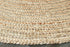 9’ Brown Oval Shaped Jute Area Rug