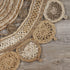 7' Natural Round Hand Braided Area Rug