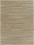 5’ x 8’ Tan and Blue Undertone Striated Area Rug