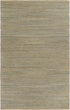 5’ x 8’ Tan and Blue Undertone Striated Area Rug