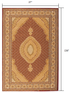 3’ x 10’ Red and Beige Medallion Runner Rug