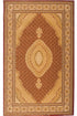 3’ x 10’ Red and Beige Medallion Runner Rug