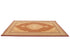 3’ x 10’ Red and Beige Medallion Runner Rug