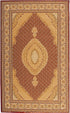 3’ x 10’ Red and Beige Medallion Runner Rug