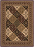 7’ x 9’ Red Decorative Diamonds Area Rug