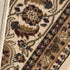 4' X 6' Cream Oriental Area Rug