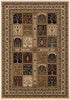 4' X 6' Cream Oriental Area Rug