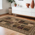 4' X 6' Cream Oriental Area Rug