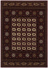 5’ x 8’ Red Eclectic Geometric Pattern Area Rug